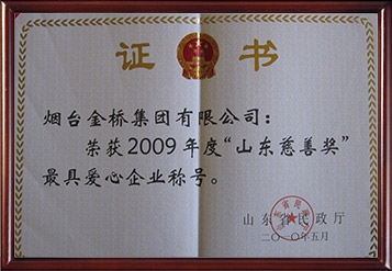 2010年山(shān)东慈善奖最具爱心企业