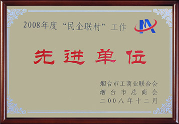 2008年烟台市民(mín)企联村工作先进单位